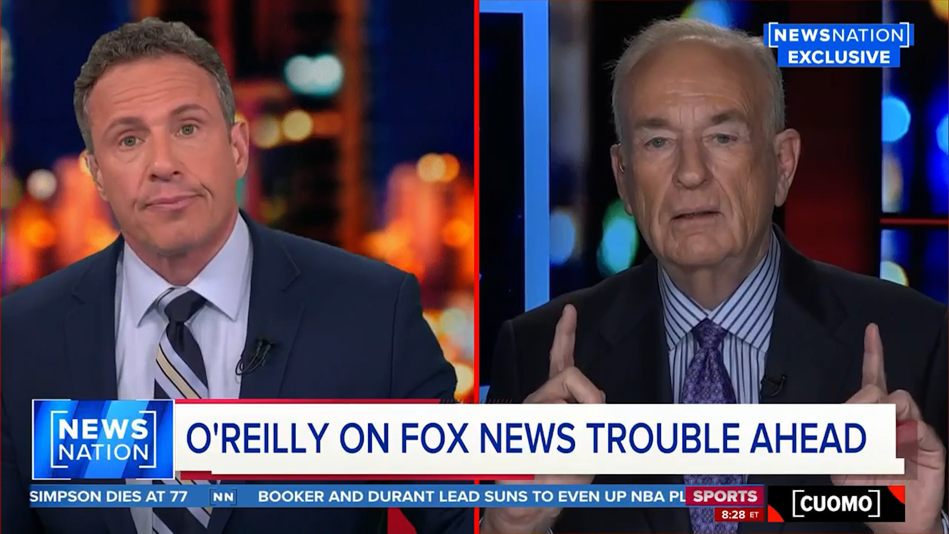 O'Reilly Talks Crime & Fox News on 'CUOMO'