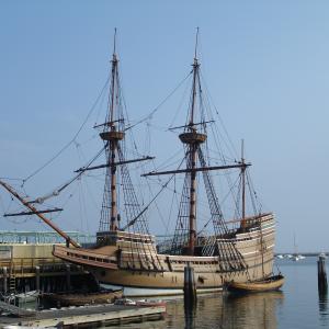 The Mayflower Lands in Massachusetts