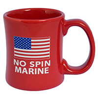 No Spin Marine Diner Coffee Mug