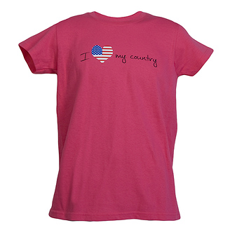 I Love My Country Women's T-Shirt
