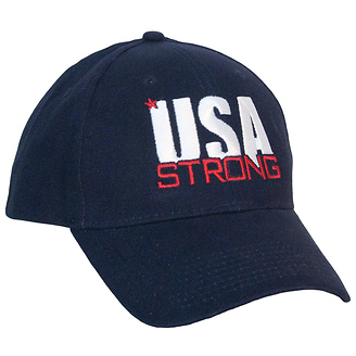 USA Strong Structured Baseball Cap