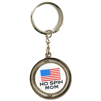 No Spin Mom Keychain