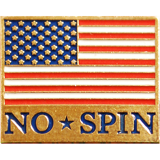 No Spin Lapel Pin