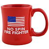 No Spin Fire Fighter Diner Coffee Mug Thumbnail 0