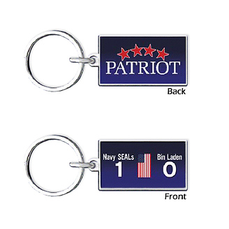 Patriot/Navy SEALs 1 Bin Laden 0 Keychain