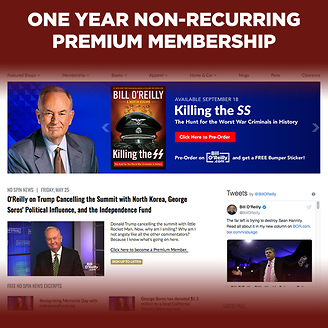 One Year Non-recurring Premium Membership - with your choice of free gift
