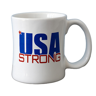 USA Strong Diner Coffee Mug