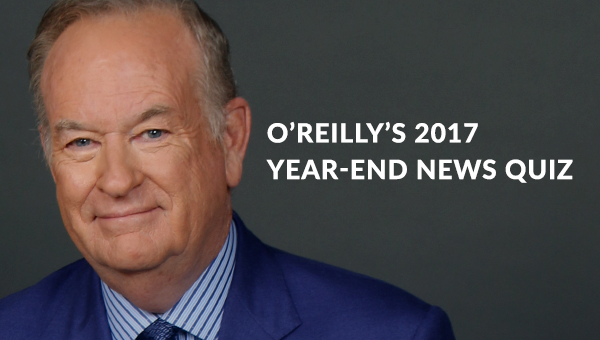 2017 Year End News Quiz