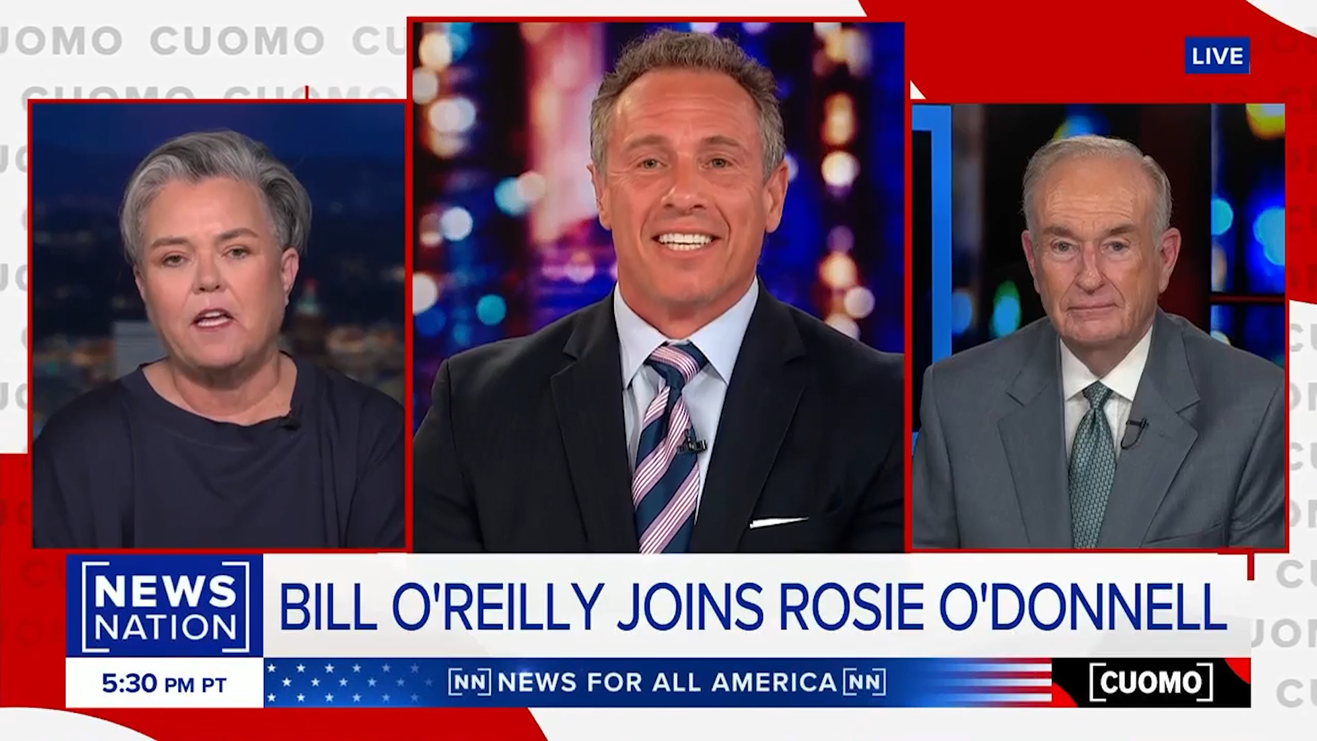 Bill O'Reilly Debates Rosie O'Donnell on CUOMO