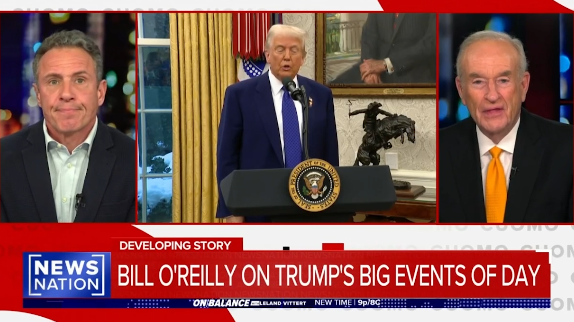 O'Reilly and Cuomo Run Through Trump's Busy Week