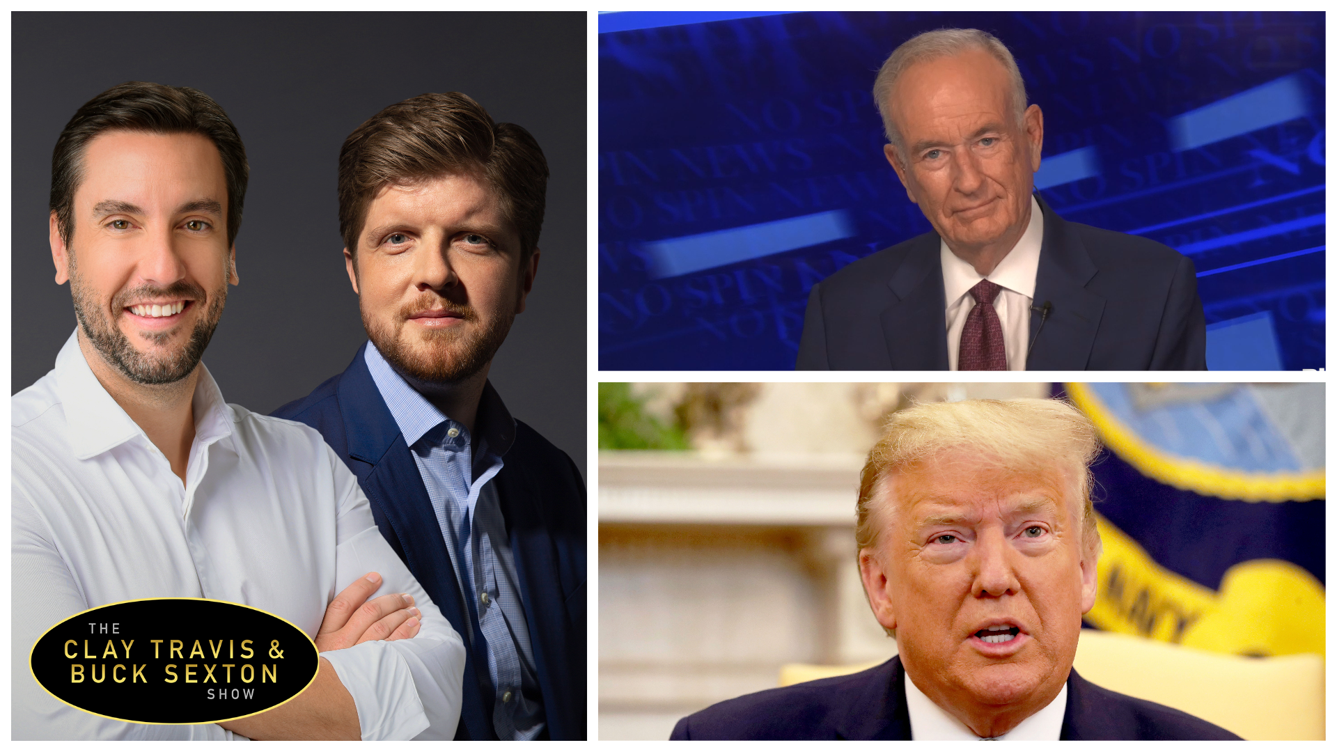 O'Reilly Talks Trump, Biden With Clay Travis & Buck Sexton