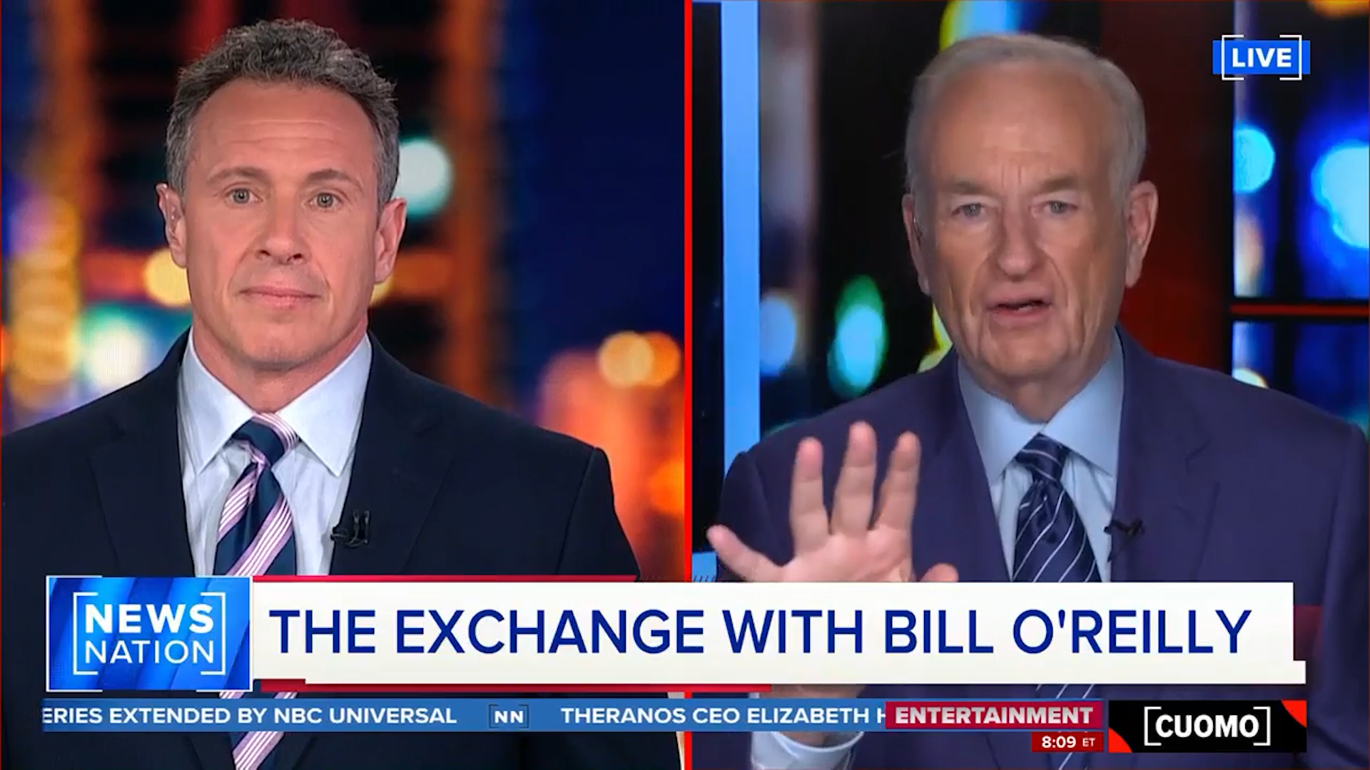 O'Reilly Talks Tucker Carlson, Trump and Fox Lawsuit on 'Cuomo'