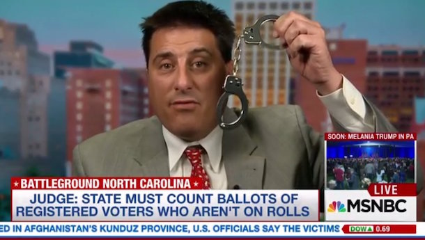 MSNBC Guest Whips Out Handcuffs for Hillary Clinton