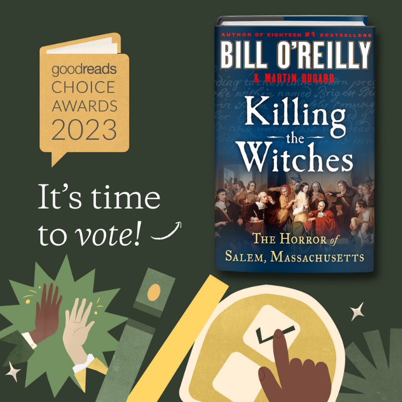 VOTE NOW: 'Killing the Witches' a finalist for the Goodreads Choice Awards