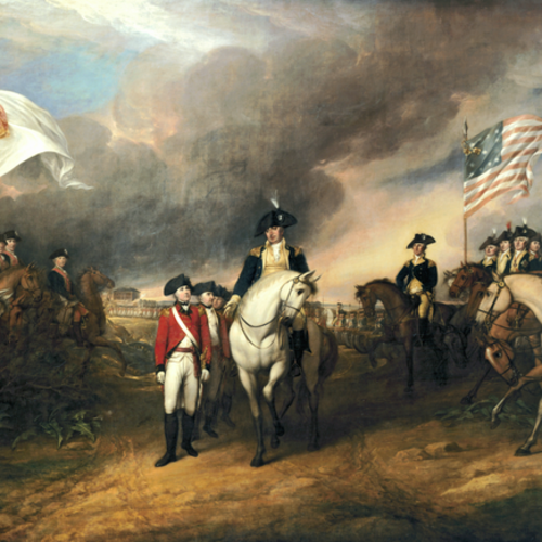 The British Surrender at Yorktown