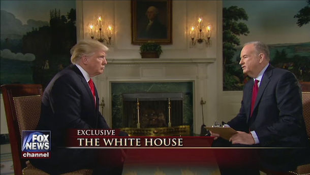 Bill O'Reilly Interviews President Donald Trump