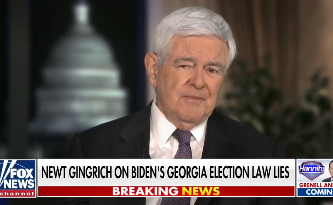 Gingrich Denounces Bidens History of Lying