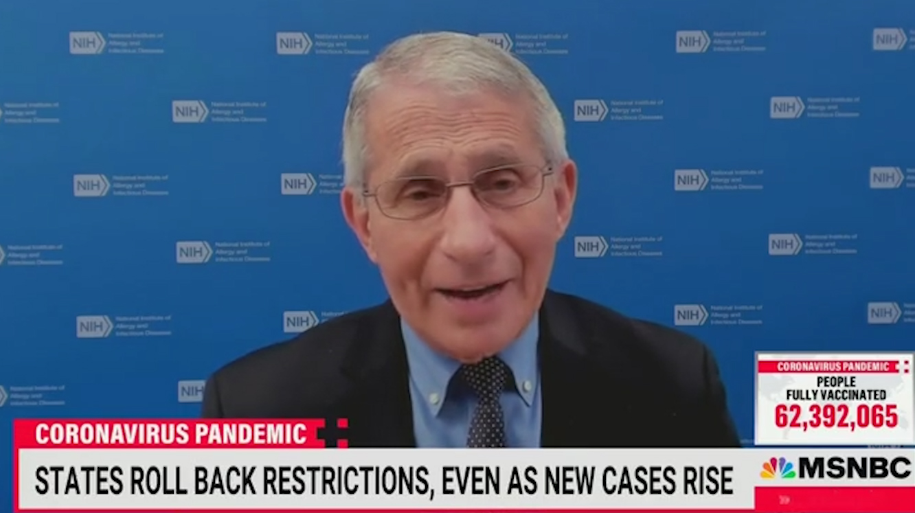 Texas Opens, Cases Drop, Fauci Befuddled
