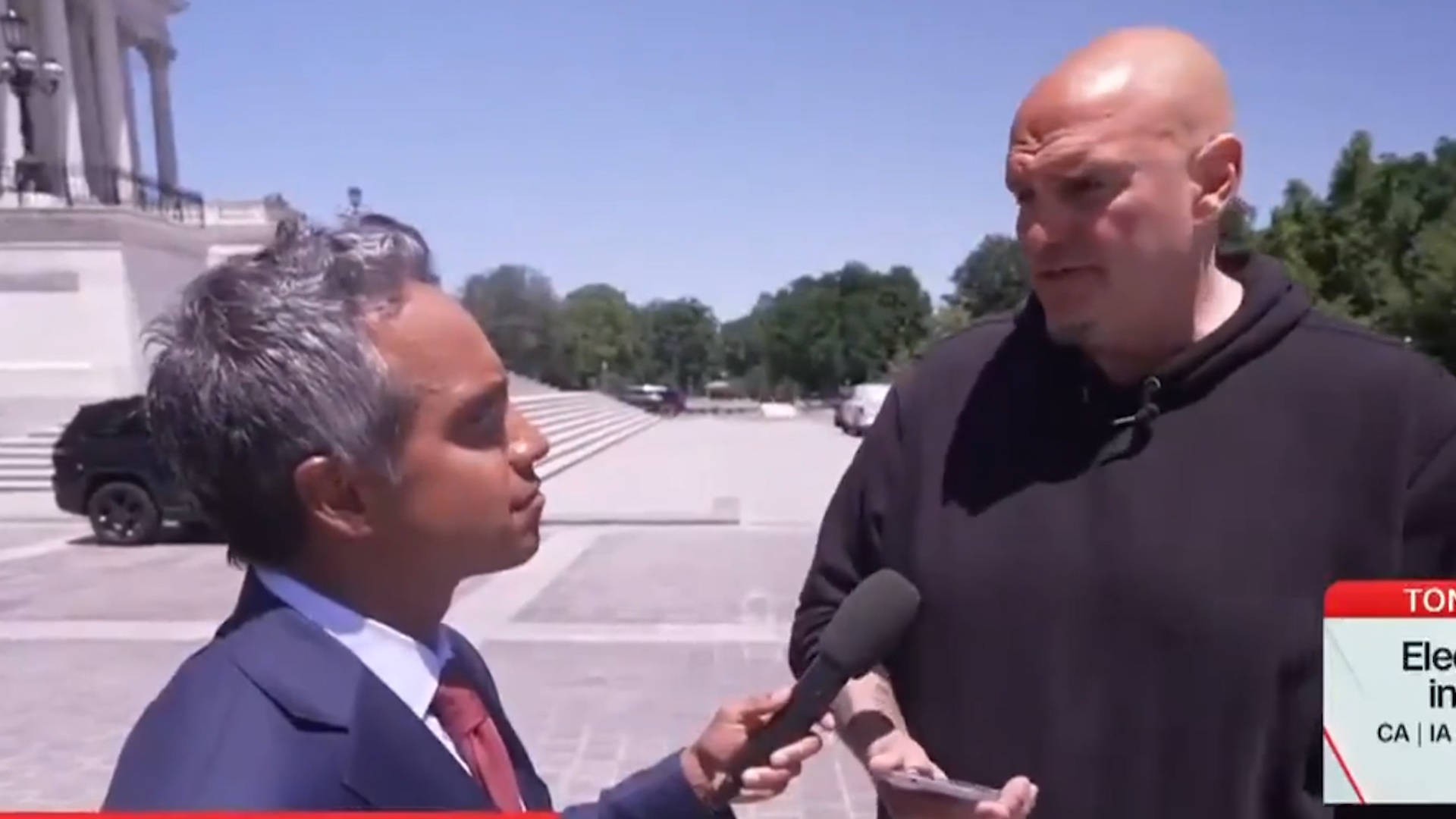 John Fetterman Denounces Fellow Democrat as a Creeper