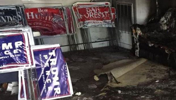 GOP Office Bombed, CNN Blames...Trump