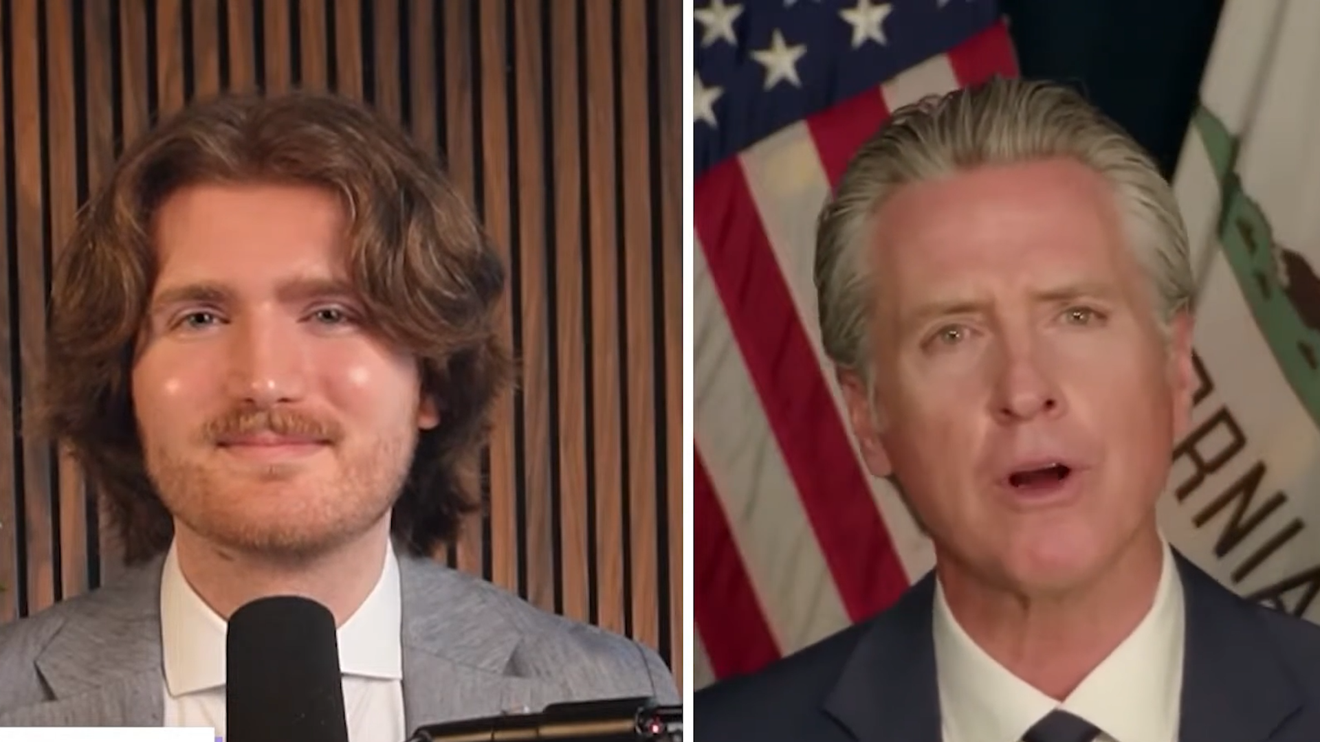 Newsom Claims Media Fawns Over Trump