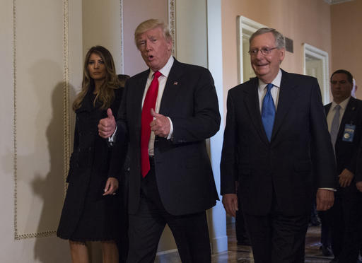 Trump: Meeting With GOP Senators A 'Love Fest,' Except For Corker, Flake