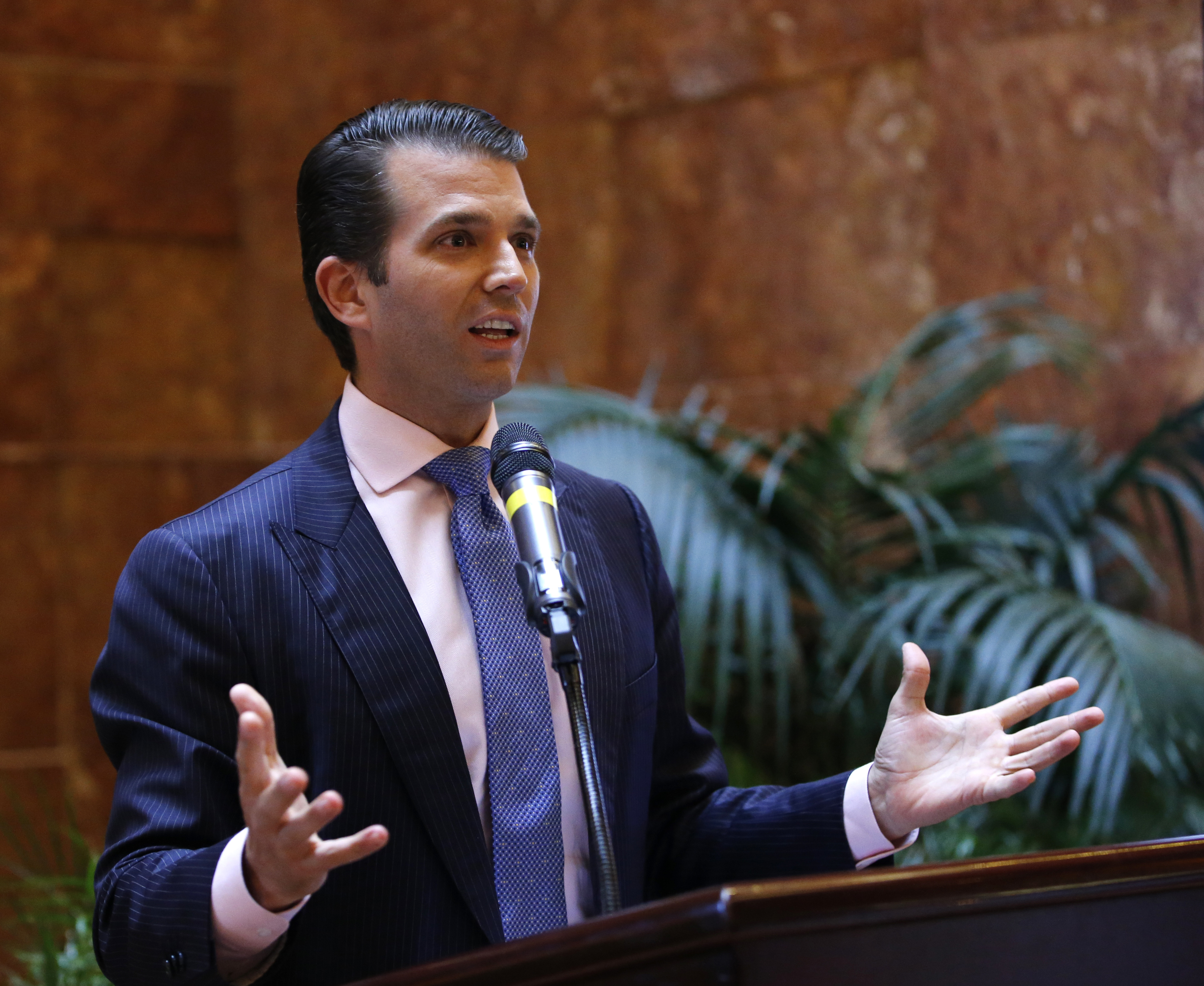 Trump's eldest son faces questions in Congress about Russia