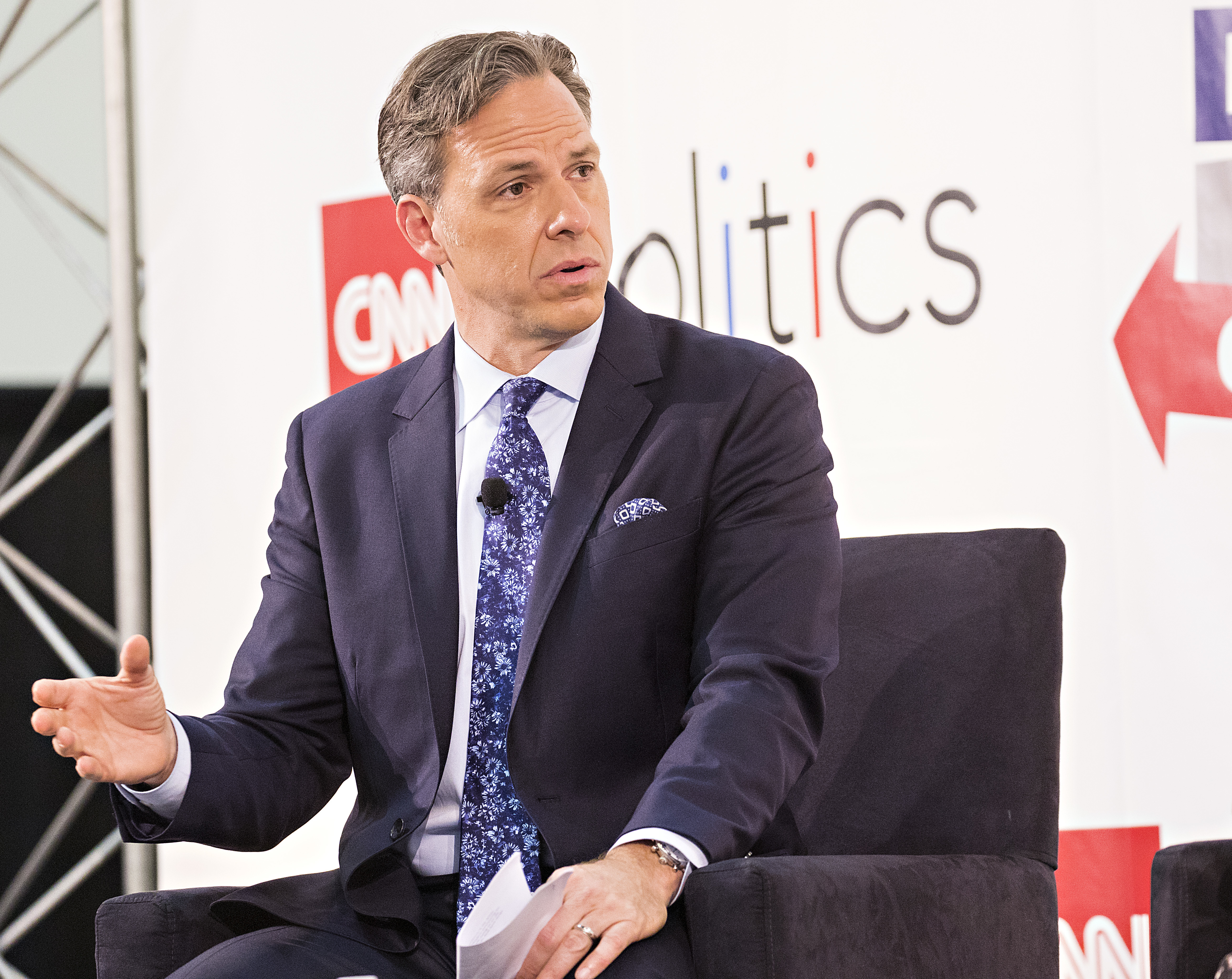 Trump Goes After 'CNN Flunky' Jake Tapper After Stephen Miller Interview