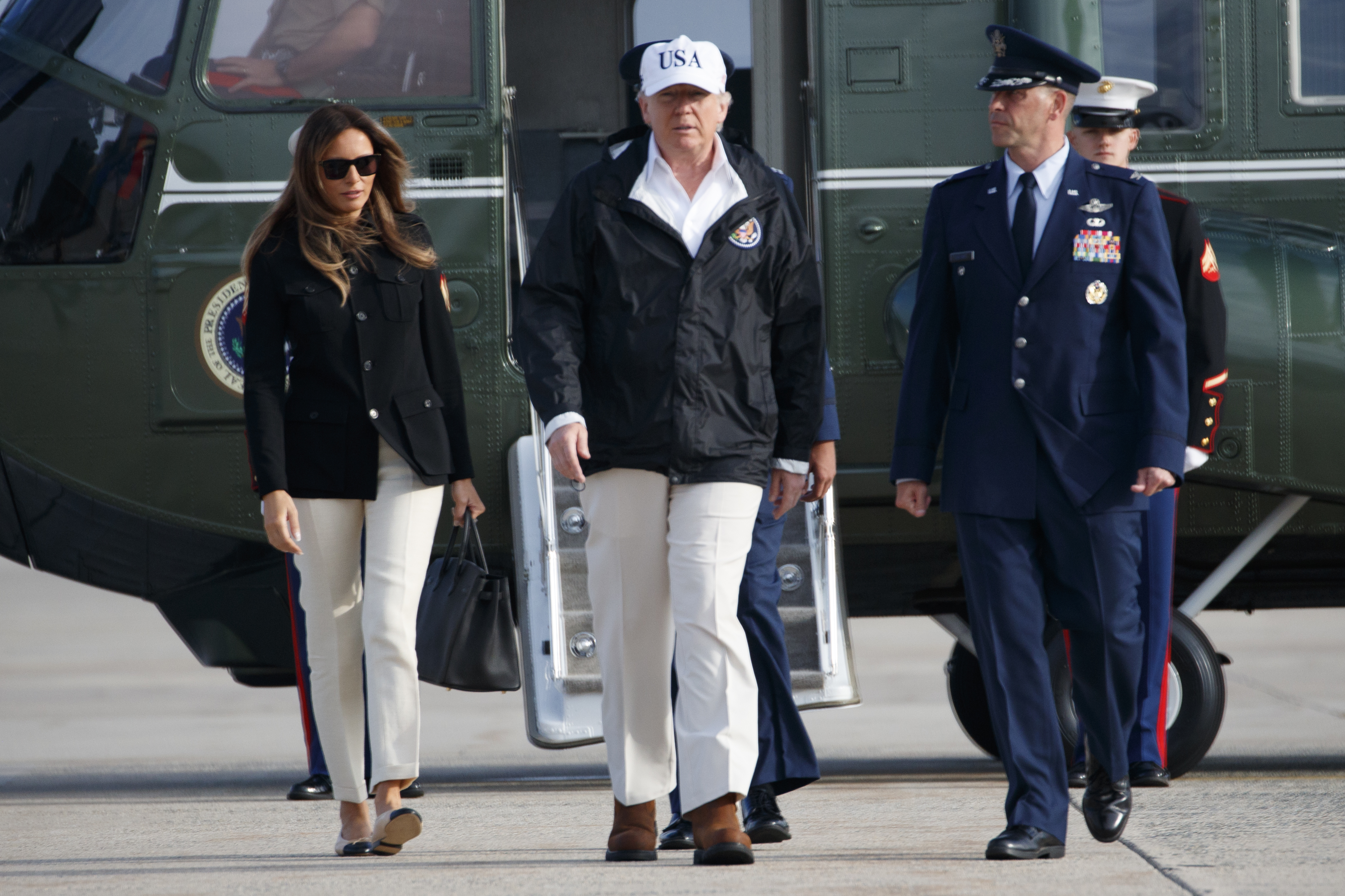 Trump In Florida To Survey Irma Damage