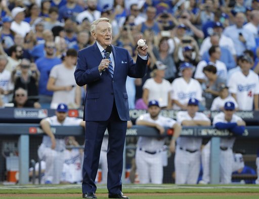 Vin Scully Says He'll 'Never Watch Another NFL Game Again' Due To Anthem Protests