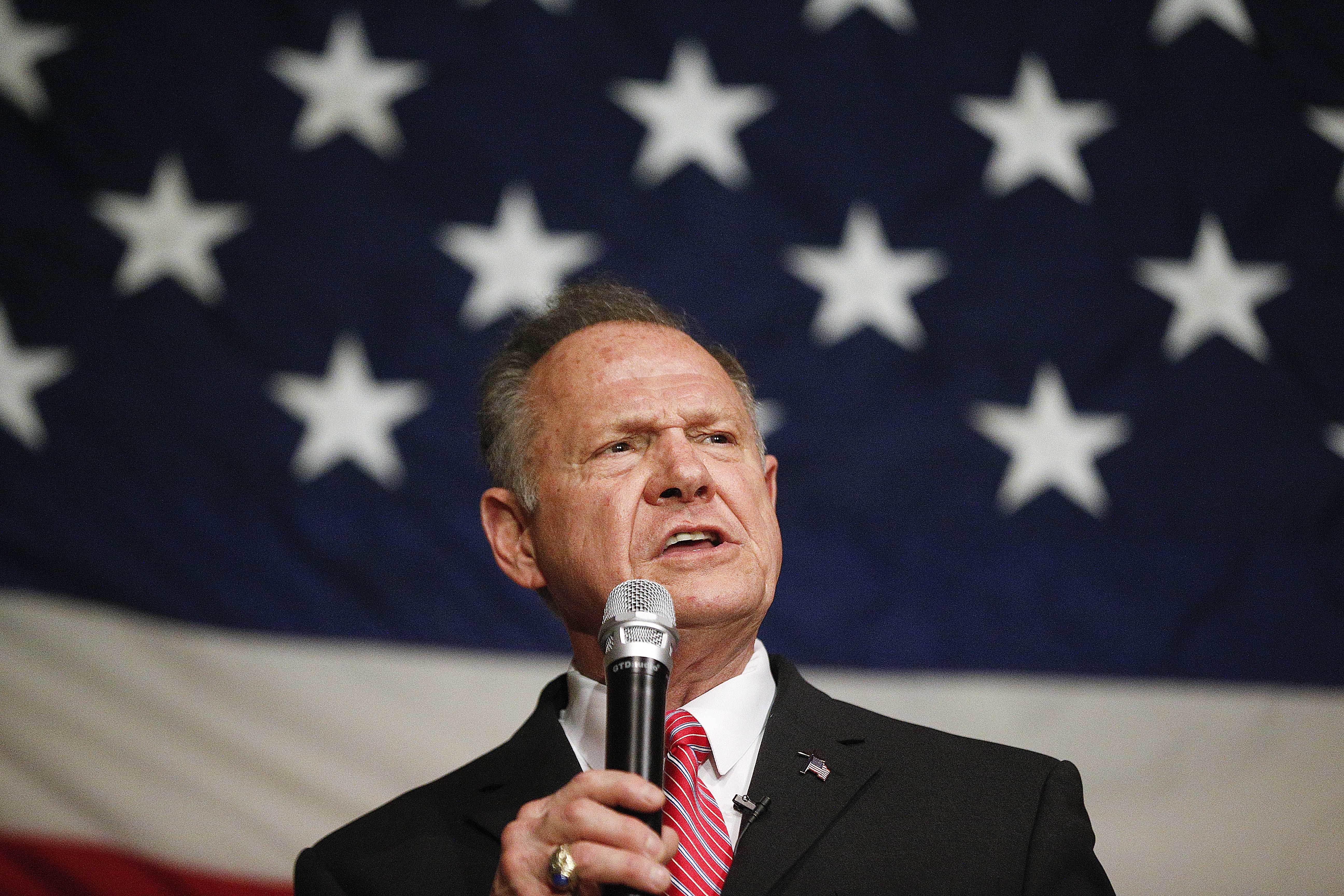 Roy Moore's lead over Doug Jones increases in new poll