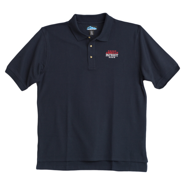 American Patriot 
Polo Shirt Large