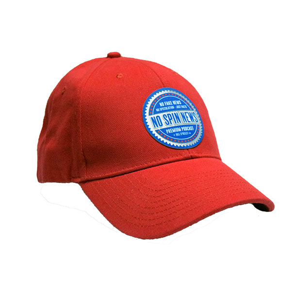 No Spin News Structured Baseball Cap Large