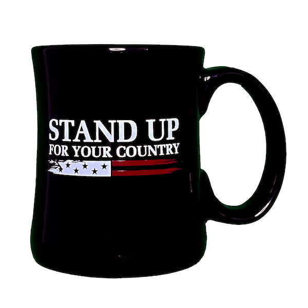 Stand Up For Your Country Diner Coffee Mug Large