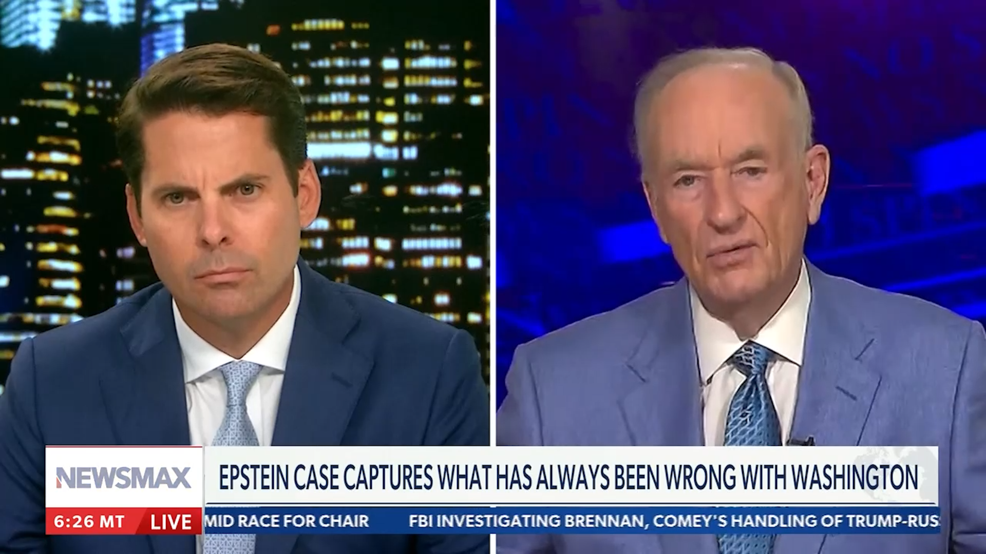 O'Reilly Talks the Jeffrey Epstein Fumble on Newsmax