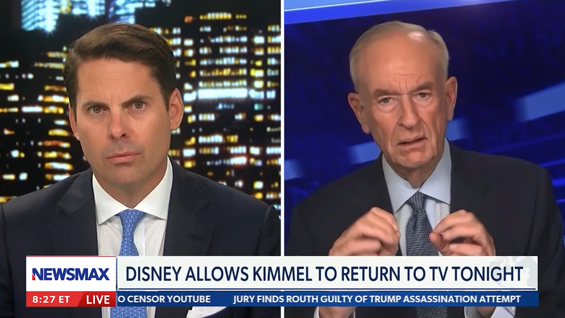 Newsmax: Bill O'Reilly on Jimmy Kimmel and Serving the Public Interest