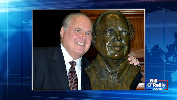 O'Reilly Laments the Vicious Attacks on Rush Limbaugh