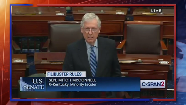 McConnell Playing Power Politics, Fires Big Warning Shot