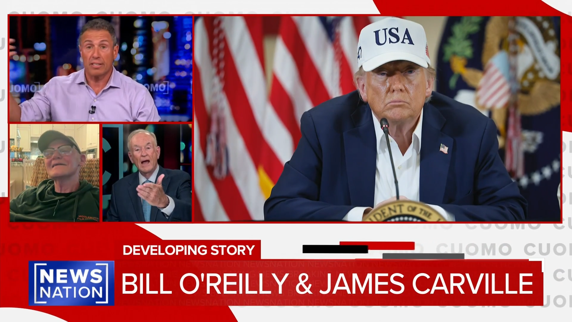 O'Reilly vs. Carville on 'Cuomo' Over Tulsi Gabbard's Obama Allegations