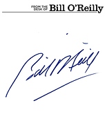 Bill O'Reilly's Autograph on Bookplate