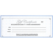 One Year Premium GIFT Membership - GIFT CERTIFICATE - with your choice of free gift