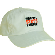 The Spin Stops Here
Unstructured Baseball Cap