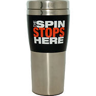 The Spin Stops Here 
Travel Mug