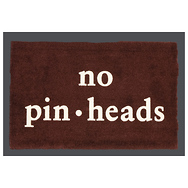 No Pinheads Doormat