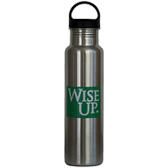 Wise Up Stainless Steel 24 oz. Water Bottle
