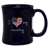 I Love My Country Diner Coffee Mug