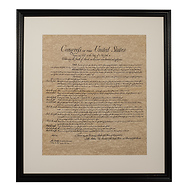 Bill of Rights Framed Historical Document