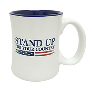 Stand Up For Your Country Diner Coffee Mug