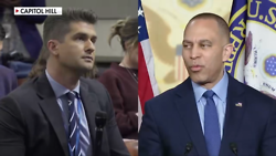 Hakeem Jeffries Squirms When Hypocrisy Exposed