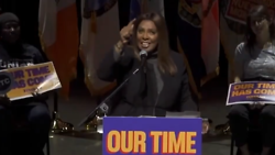Letitia James Comes Out Swinging